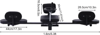 RM Store Beenstretcher Stretching Machine Zwart 160x92.5x44 cm