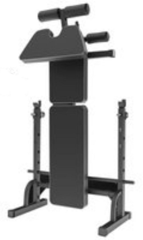 RM Store® Multi Station Gewichthef Bank Zwart
