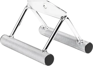 Roeigreep Lattrekstation - Parallelle Handgreep 19,5 cm Chroom/Zwart