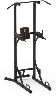 RS Sports Power Tower Chin & Dip Station Black Edition