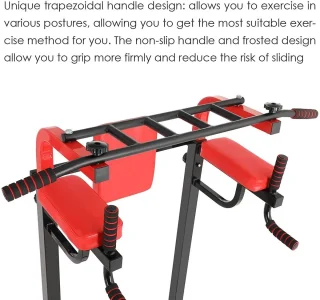 Rustive Hometrainer Pull Up & Dip Station