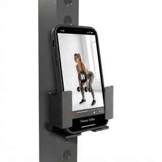 Smartphonehouder voor powerrack