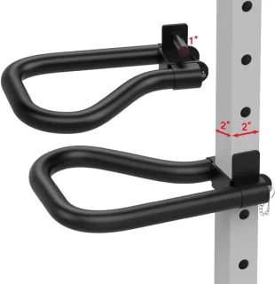 SnelShoppen dip bar attachment voor 5x5cm squat rack, multi grip set van 2