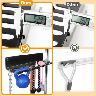 SnelShoppen gym rack organizer voor thuisgym