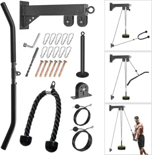 SnelShoppen kabel-lat-pulley systeem