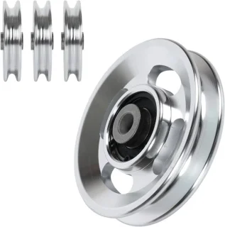 SnelShoppen rope roller 90 mm - 8 plastic pulley - fitness lat pulley