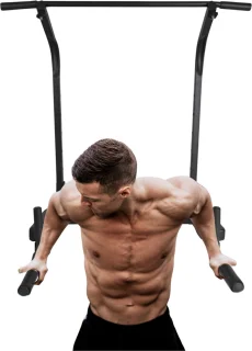 SOUTHWALL Pull Up Bar en Dip Bar Fitnessstation Zwart