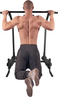 SOUTHWALL Pull Up Bar en Dip Bar Fitnessstation Zwart
