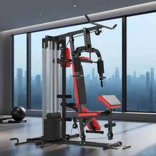 SPORTNOW Gymstation 225 x 175 x 200 cm Zwart