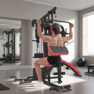 SPORTNOW Gymstation 225 x 175 x 200 cm Zwart