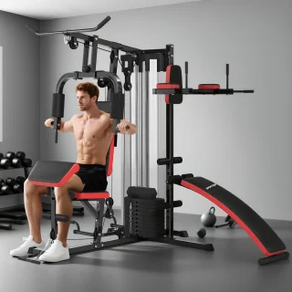 SPORTNOW Gymstation 225 x 175 x 200 cm Zwart