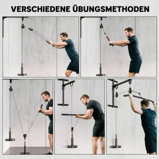 SPORTNOW Kabelkatrolsysteem Zwart