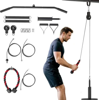 SPORTNOW Kabelkatrolsysteem Zwart