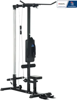SPORTNOW Power Tower Staal Zwart