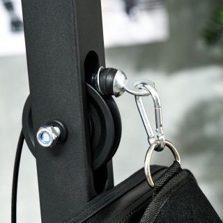 Wat vinden we goed aan de SPORTNOW Power Tower Staal Zwart