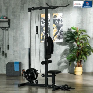 SPORTNOW Power Tower Staal Zwart