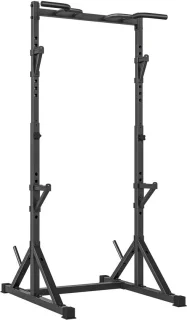 Sporton Power Tower met langhantelsteunen en klimrek
