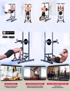 Sportstech PT300 krachttoren dip station