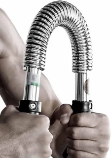 Springtrainer voor bovenlichaam, zilver