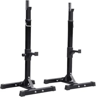 Squat kooi gewichthef rek zwart