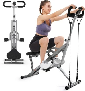 Squat machine been trainer voor thuistraining, zwart