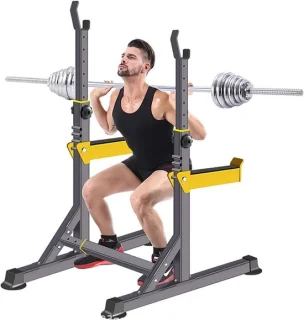 Squat Rack Fitness Station Zwart