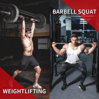 Squat Rack met Halterrek en Dipstation