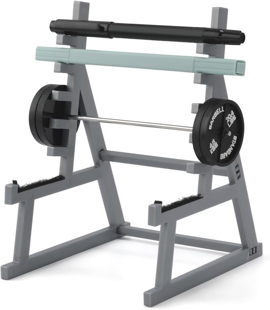 Squat Rack Pen Holder Mini Barbell Rack Gym Decor review