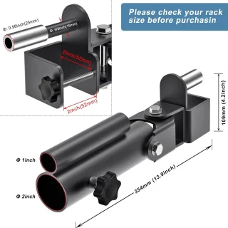 T-Bar Row Landmine Mount - Roei-insert voor Power Rack
