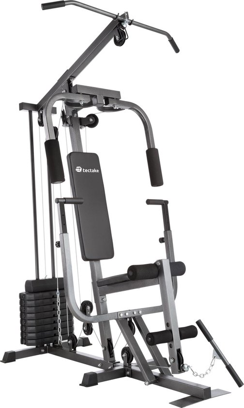 tectake Krachtstation Power Tower Donkergrijs/Zwart review