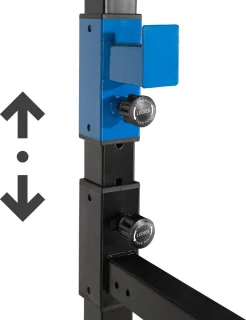 tectake Krachtstation Treklat Dipstation Lat Pull-Down 25mm zwart/blauw