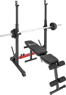 tectake® Squat Rack Verstelbaar Halterrek
