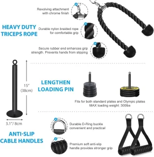 Thuisgym Kabeltreksysteem Pulleystation