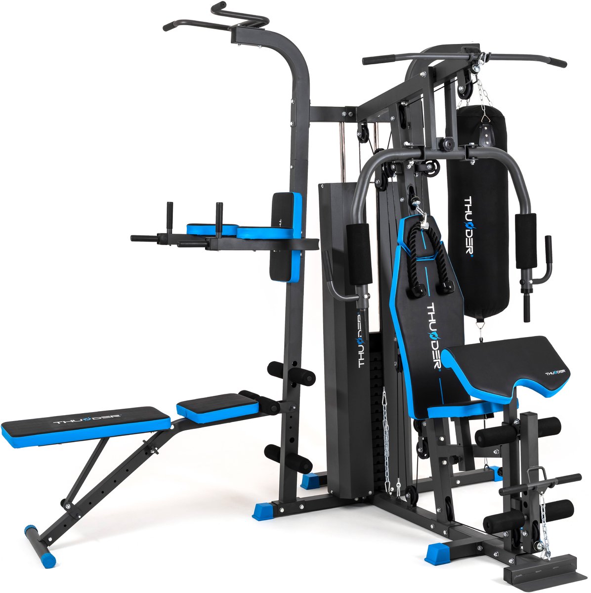 De THUNDER Heavy Krachtstation Multistation Fitnessapparaat in één oogopslag