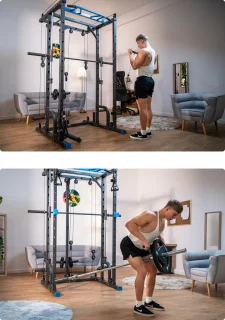 THUNDER Krachtstation SLIDE Smith Machine & Kabelsysteem