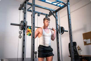 THUNDER Krachtstation SLIDE Smith Machine & Kabelsysteem