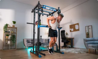 THUNDER Krachtstation SLIDE Smith Machine & Kabelsysteem