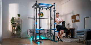 THUNDER Krachtstation SLIDE Smith Machine & Kabelsysteem