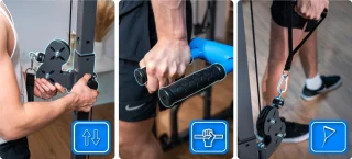 THUNDER Krachtstation SLIDE Smith Machine & Kabelsysteem