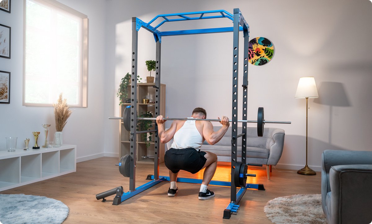 Wat vinden we goed aan de THUNDER Power Rack GATE Squatrek & Optrekstang