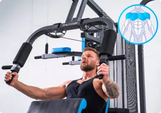 THUNDER® PUNCH Krachtstation Multistation Fitnessapparaat