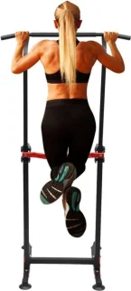 Thuys Power Tower Pull Up Bar 116cm Zwart