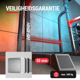 Thuys Squat Rack Half Rack Zwart
