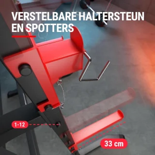 Thuys Squat Rack Half Rack Zwart