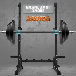 Thuys Squat Rack Half Rack Zwart