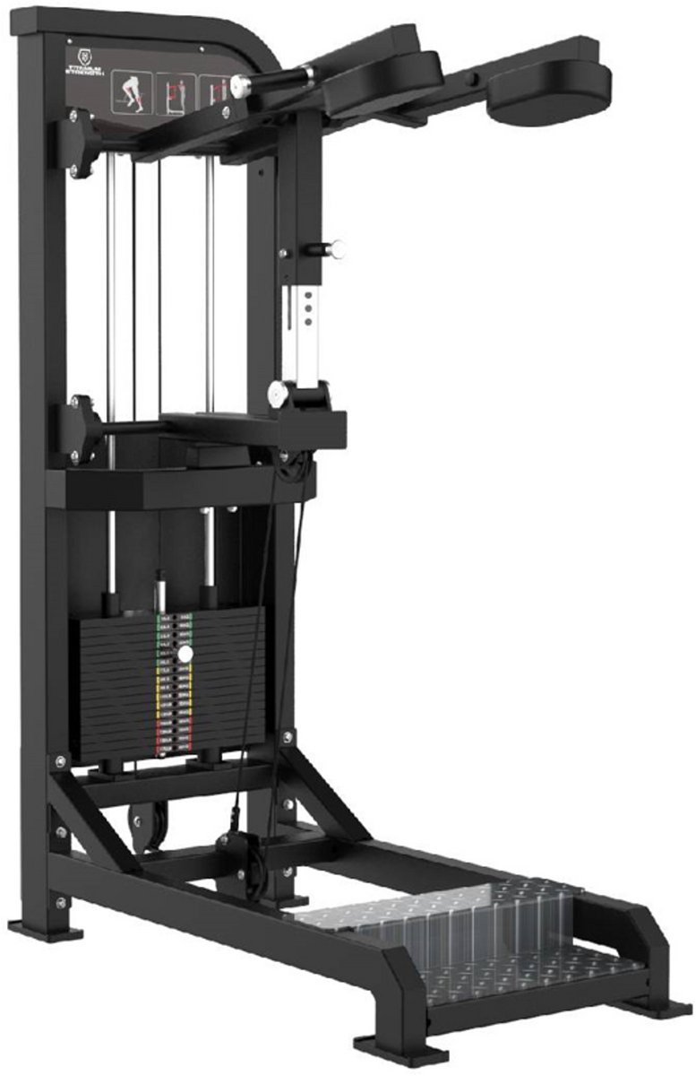 De Titanium Strength Elite Series Standing Calf Raise Machine in één oogopslag
