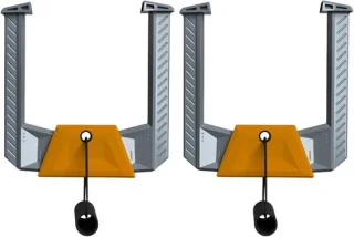 Trekstang deur - zonder boren - grijs