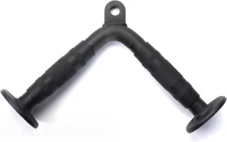 Triceps bar krachtstation accessoire M zwart