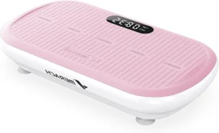 Trilplaat vibratieplatform fitness roze