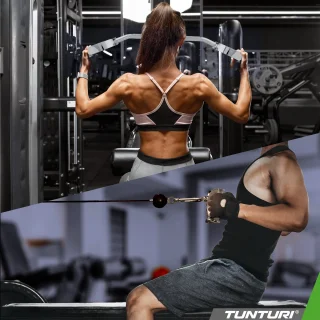 Tunturi Lat Pulldown Bar 70cm Multigrip